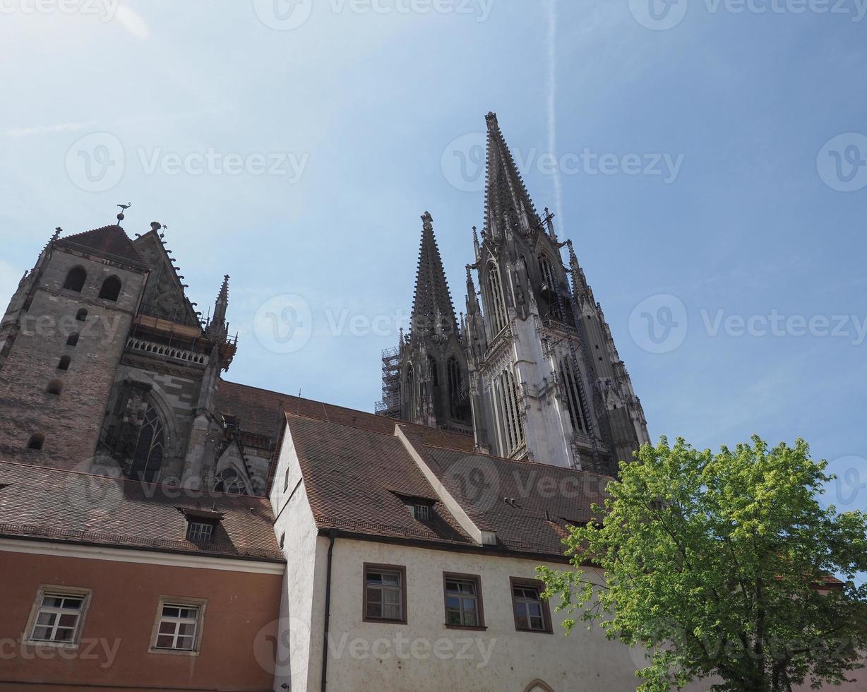 Catedral de São Pedro em Regensburg foto