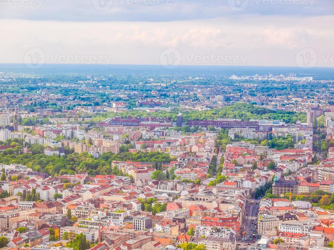 hdr berlim vista aérea foto