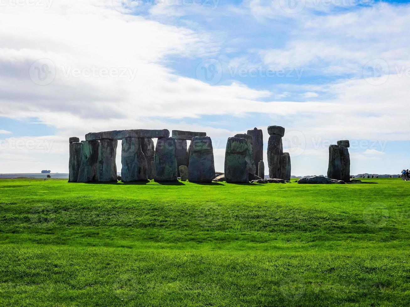 monumento hdr stonehenge em amesbury foto