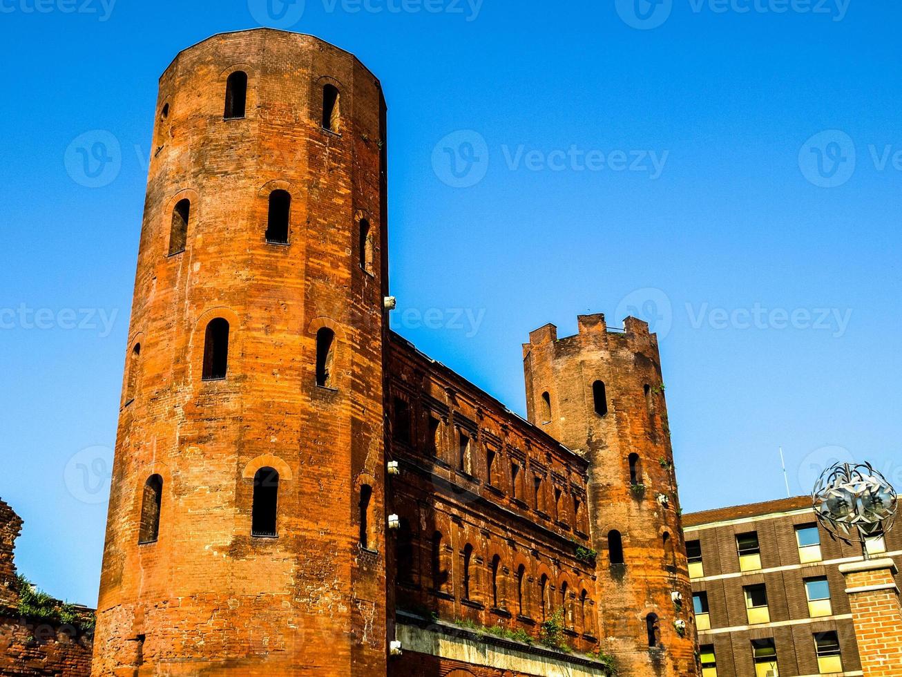 hdr porte palatino, torino foto