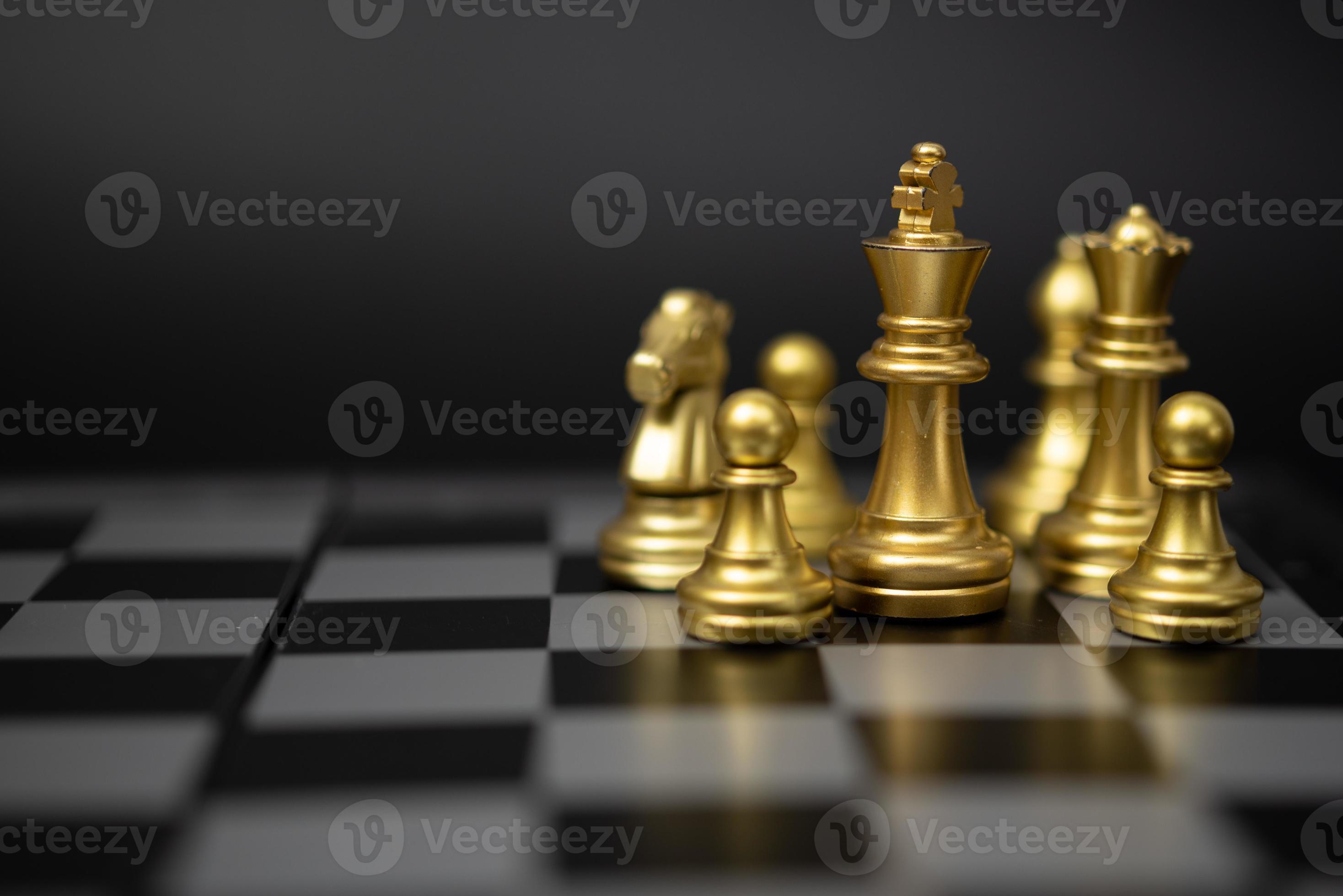 Tabuleiro de jogo de xadrez de estratégia