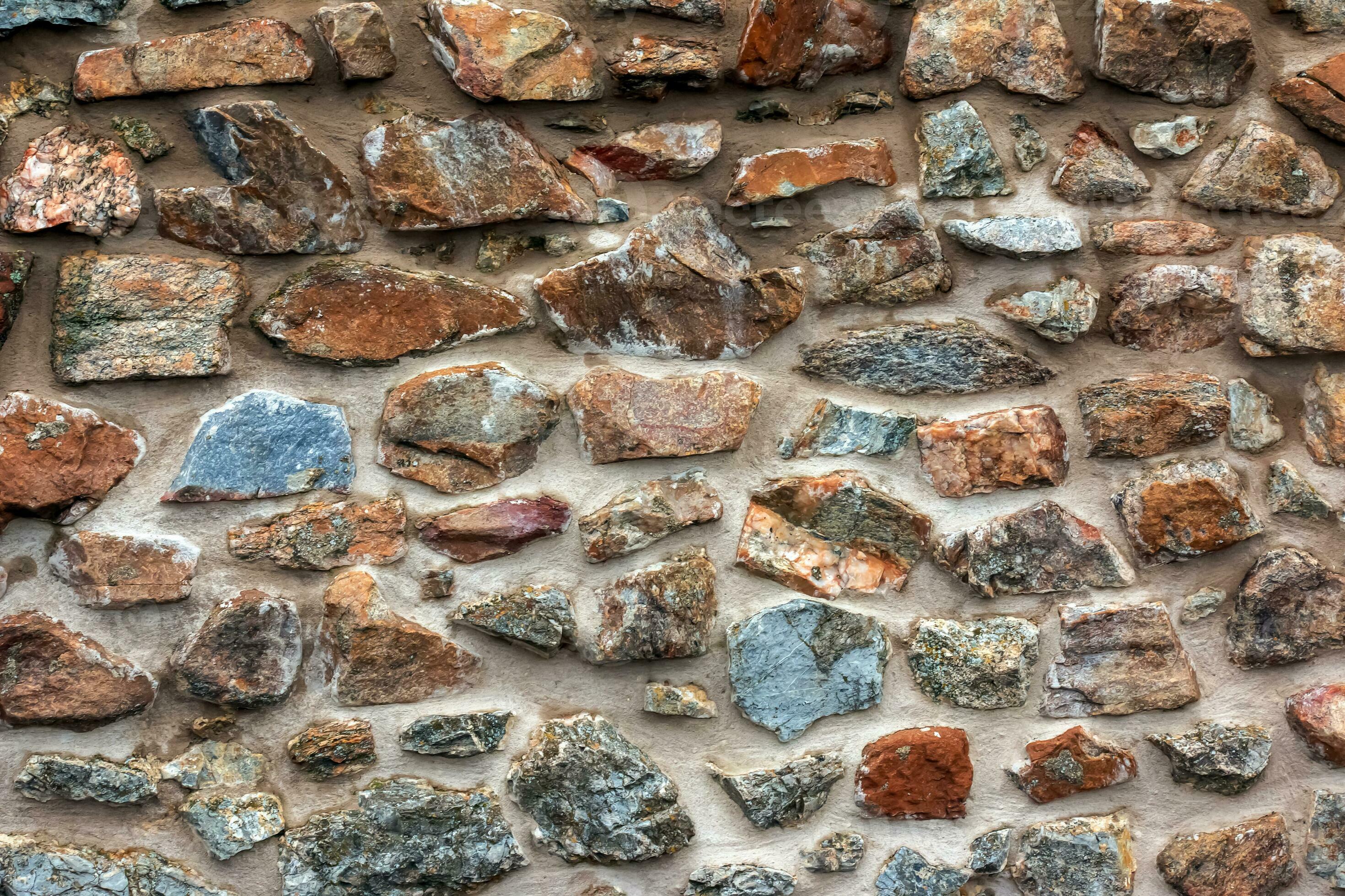 Parte de um grande muro de pedra para parede ou textura