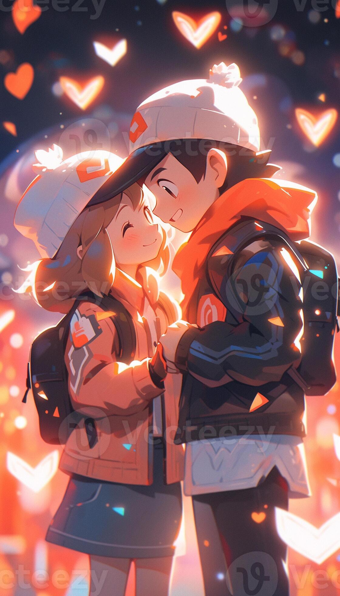 casal desenhos de anime se beijando｜Pesquisa do TikTok