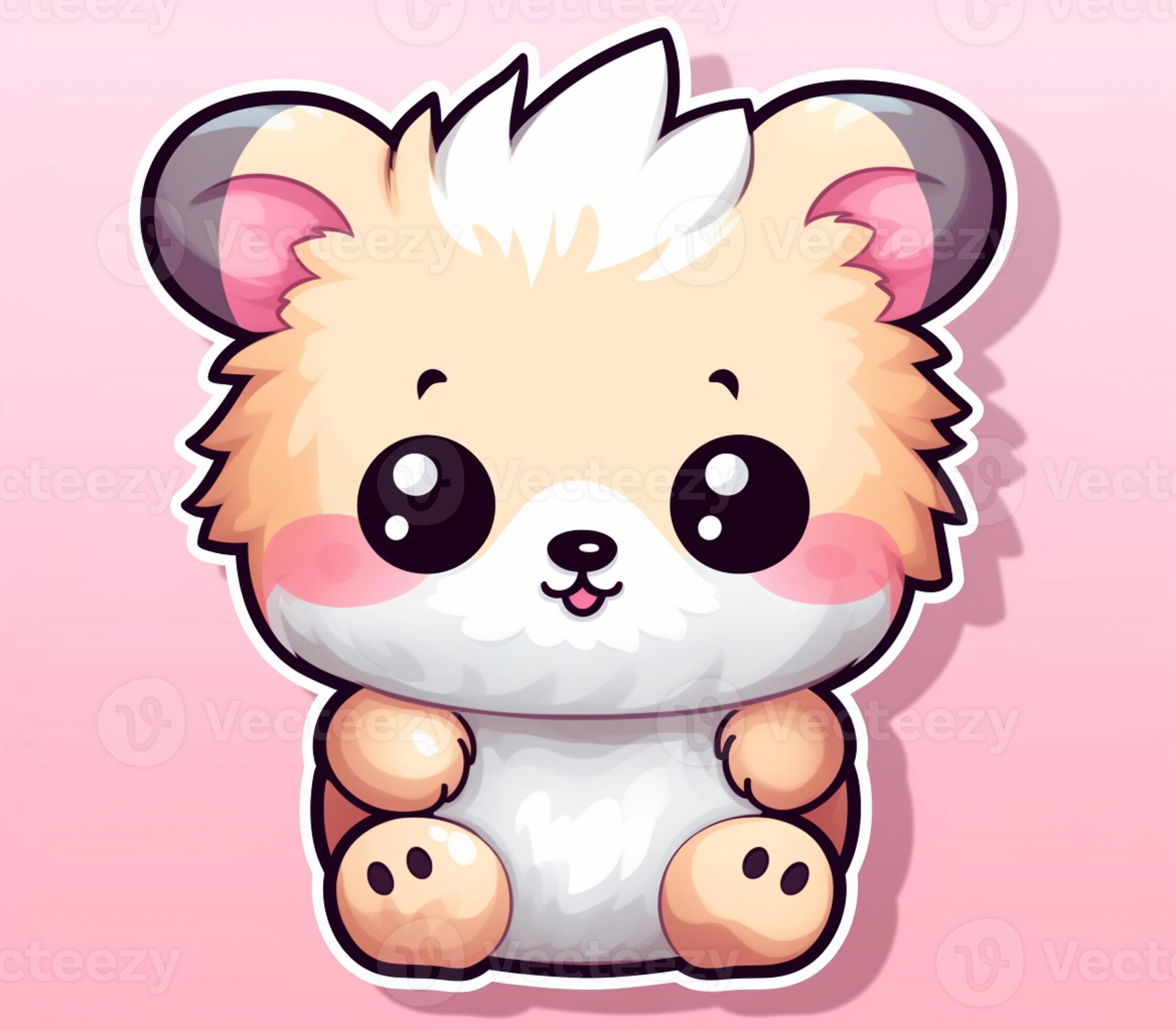 Fundo Desenho De Hamster De Desenho Animado Fácil E Fofo Fundo