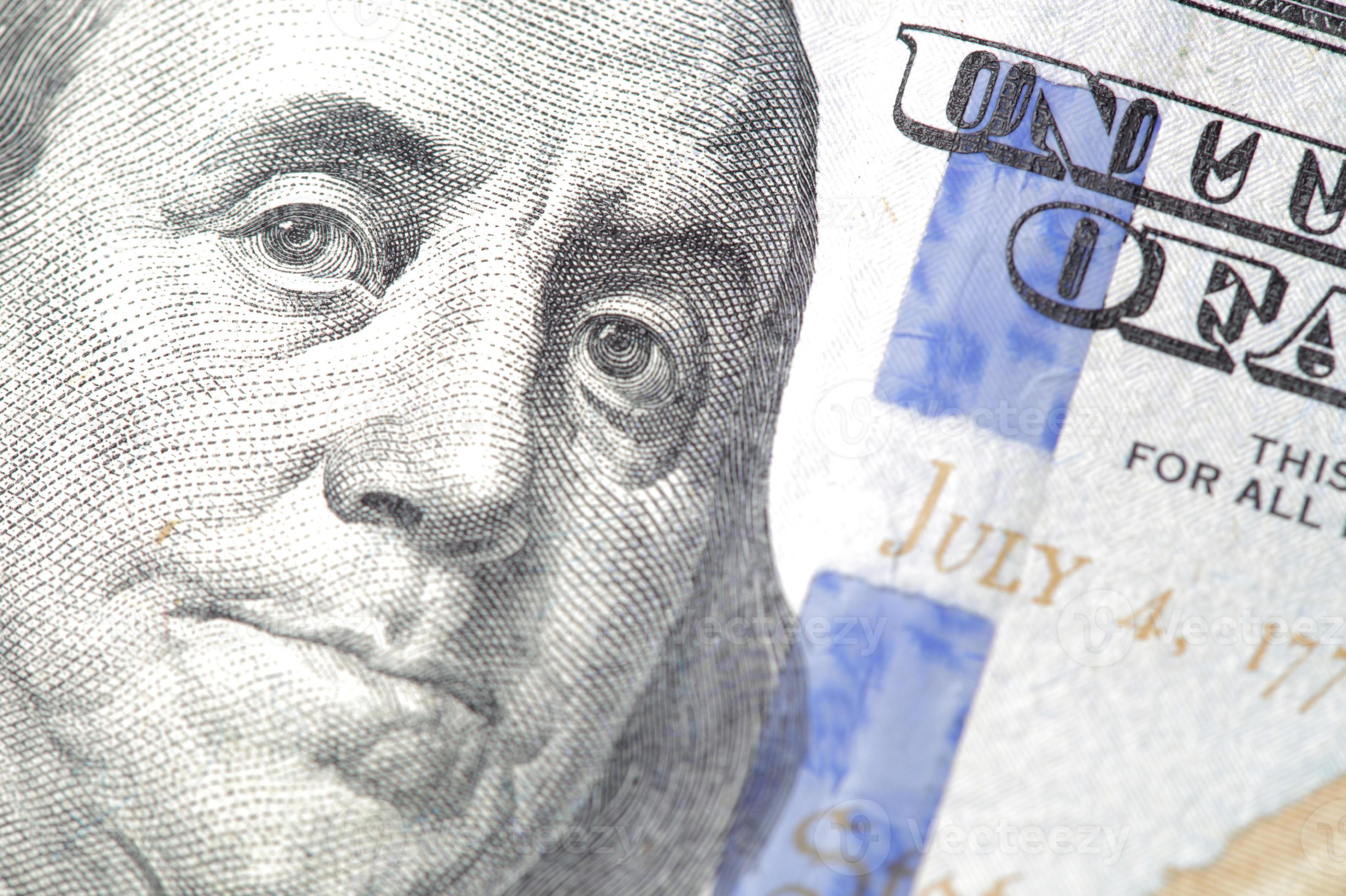 Benjamin Franklin em dinheiro foto