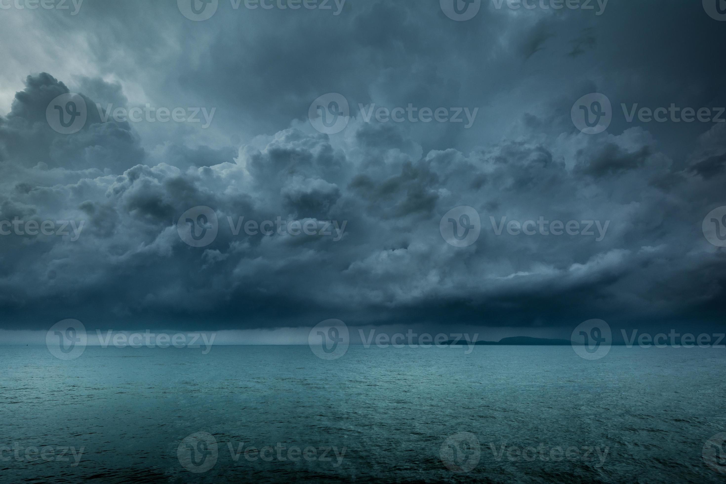 tempestade no mar foto
