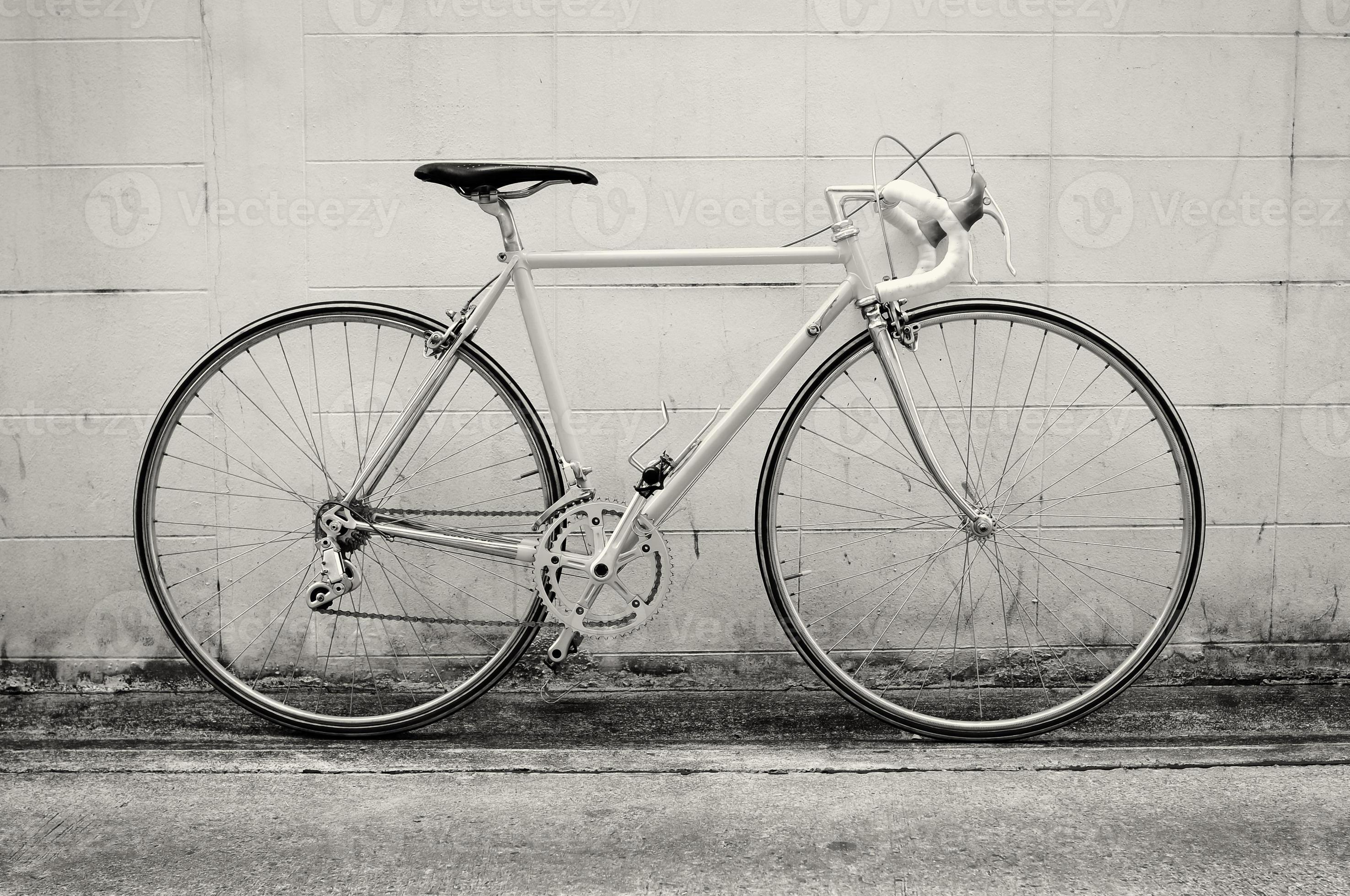 bicicleta de estrada vintage foto
