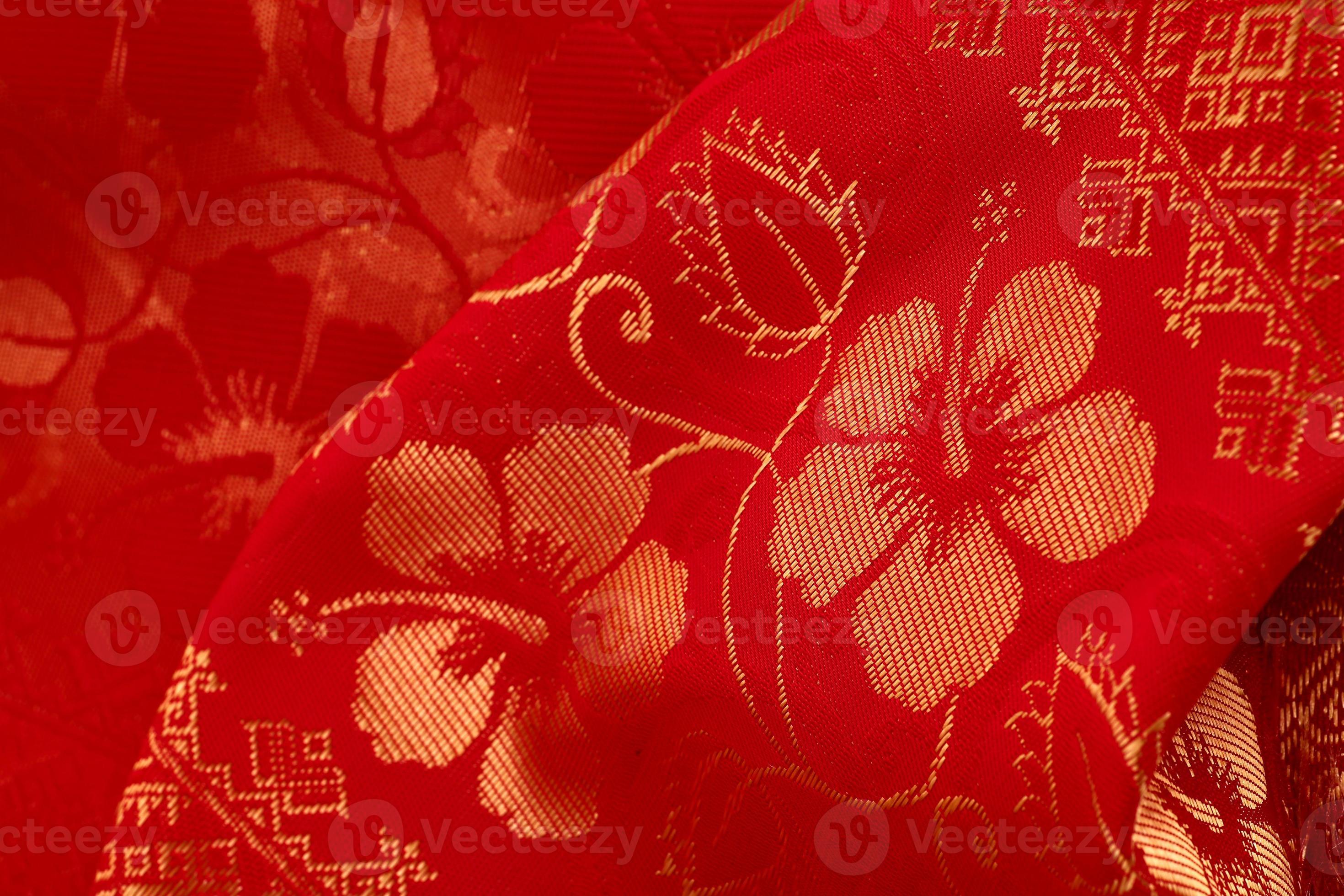 têxtil asiático antigo foto