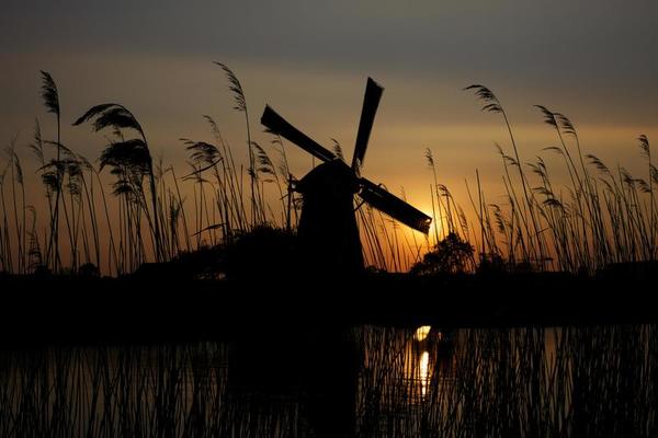 Moinho De Vento Kriemhildemuhle, Cidade Xanten, Alemanha Foto de Stock  Editorial - Imagem de terra, feriados: 38790413