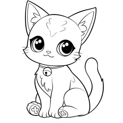 Desenho Realista de um Gato  Cat drawing, Cute cat drawing, Cat coloring  book