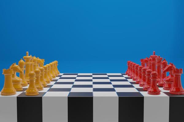 Linha de jogo de tabuleiro de xadrez de visão superior 3D e espaço fundo  preto para espaço de cópia, seu texto e outros, conceito de xadrez de  renderização em 3D [download] 