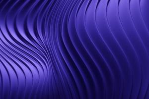 Ilustração 3D de um fundo gradiente abstrato roxo clássico com linhas. imprimir das ondas. textura gráfica moderna. padrão geométrico. foto