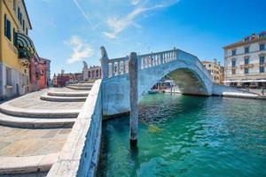 ponte de vigo em chioggia perto de veneza itália foto