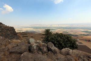 paisagem nas montanhas no norte de israel foto