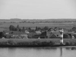 hamburgo e o rio elba foto