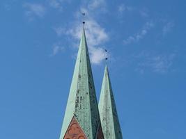 a cidade de luebeck no mar báltico foto