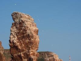 a ilha de helgoland foto