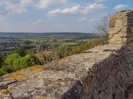 nas montanhas baixas de hessen foto