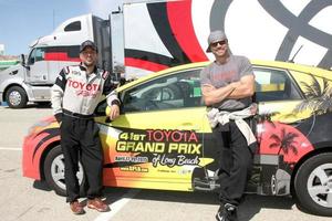 los angeles, 21 de fevereiro - raul mendez, joshua morrow no grand prix of long beach pro celebridade race training no willow springs international raceway em 21 de março de 2015 em rosamond, ca foto