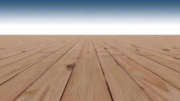 uma imagem de renderização 3d de piso de madeira foto