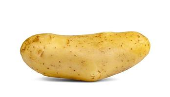 batatas isoladas no fundo branco foto