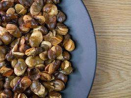 a imagem frita de favas de lanches para conteúdo alimentar foto