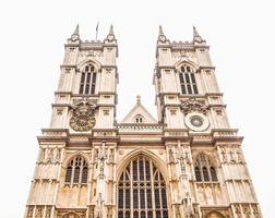 hdr igreja da abadia de westminster em londres foto