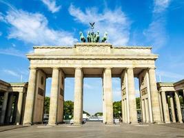 hdr brandenburger tor, berlim foto