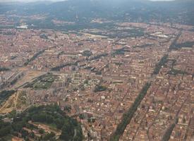 vista aérea de turin foto