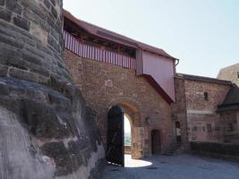 castelo de nuernberg burg em nuernberg foto