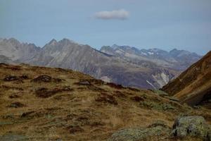 caminhada nos alpes suíços foto