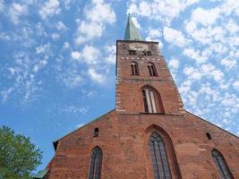 a cidade de luebeck no mar báltico foto