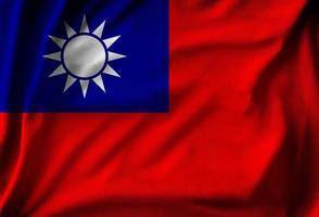 bandeira de taiwan foto