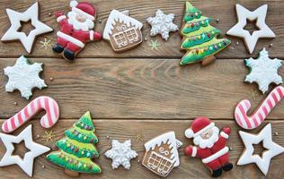 biscoitos de gengibre caseiros de natal foto