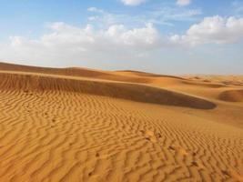 dunas de areia no deserto foto