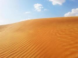 dunas de areia no deserto foto