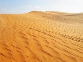 dunas de areia no deserto foto