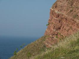 a ilha de helgoland foto