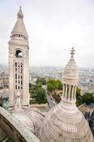 Basílica de sacre coeur em montmartre em paris, frança foto