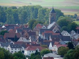 nas montanhas baixas de hessen foto