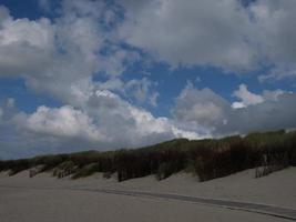 ilha langeoog no mar do norte alemão foto