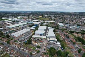 imagens aéreas de alto ângulo de Dallow Industrial Estate na cidade de Luton, na Inglaterra, Reino Unido foto