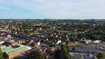 bela vista aérea e imagens de alto ângulo da área da estação de leagrave de londres luton town of inglaterra reino unido foto