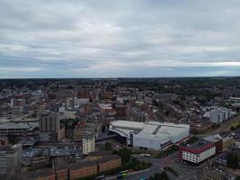 linda vista aérea do centro de luton cidade da inglaterra reino unido, centro da cidade de londres luton foto