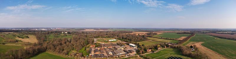 mais belas imagens panorâmicas aéreas e vista de alto ângulo da inglaterra grã-bretanha, foto