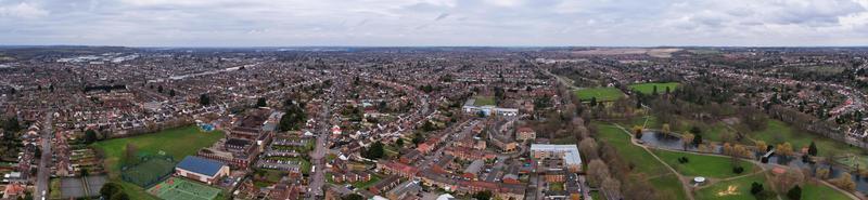 mais bela vista panorâmica e imagens aéreas da inglaterra grã-bretanha foto