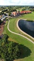 mais belas imagens panorâmicas aéreas e vista de alto ângulo da inglaterra grã-bretanha, foto