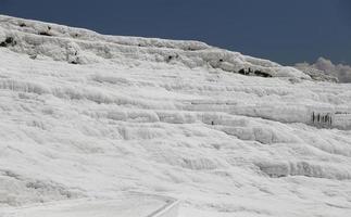 travertinos em pamukkale foto