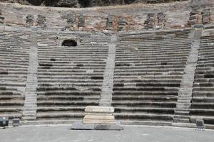 teatro de halicarnasso em bodrum, turquia foto