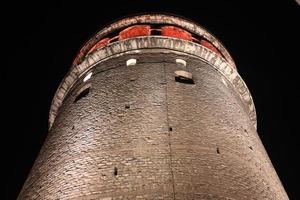 torre de galata em beyoglu, cidade de istambul, turquia foto